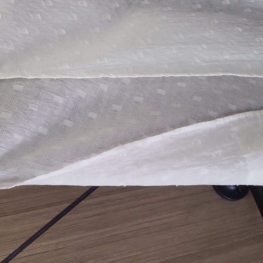 White", Gauze texture", Tank Style sheer dress/cover up" By "Anthropologie" ๐ค - Picture 12 of 17